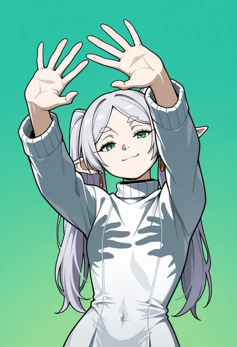 Hand shadow covering breasts (Concept) for Illustrious
