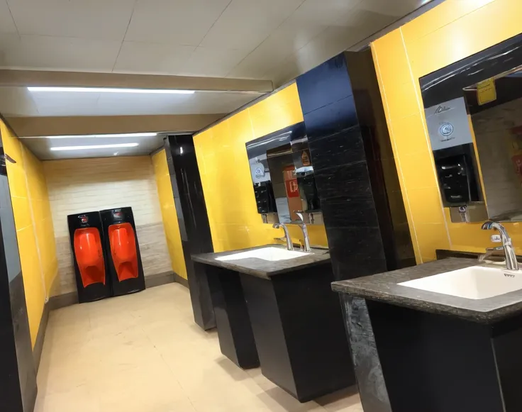 Gas Station Bathroom (Background) (NoobAI) (AD)
