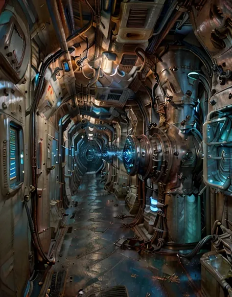ROOMS : Spaceship Halls 1 - SD