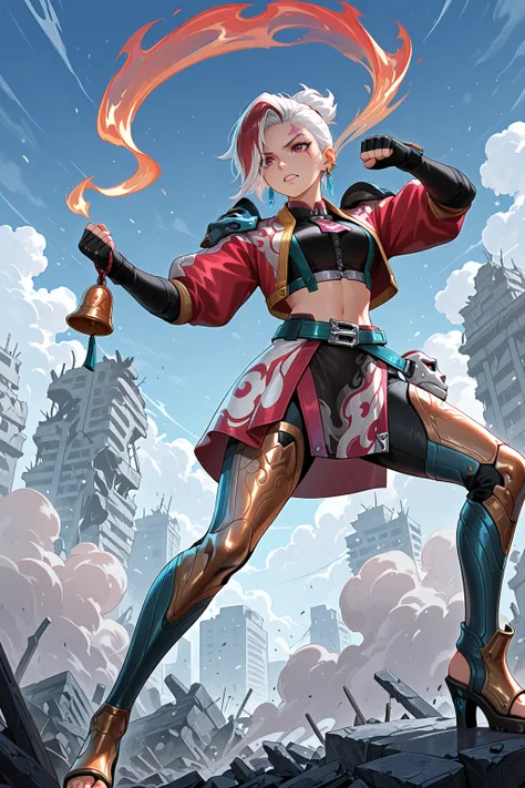 Ixia from Mobile Legends with Metro zero Skin | Illustrious