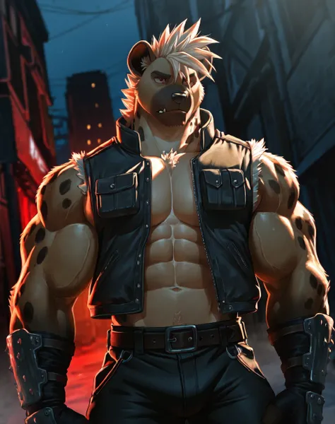 Salty Pound Cake Hyena (Furry Art) (NoobAI) (AD)