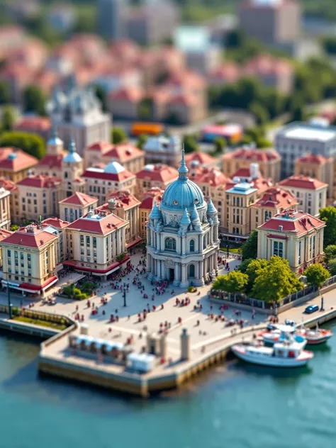 Ultra-Miniature | Tilt-Shift Realism LoRA(微缩视界-实景移轴)