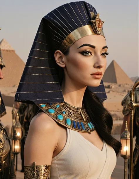 Sesheniru (𓆸𓇋𓂋𓅱𓁐) – female Pharaoh/Goddess of Steampunk Egypt