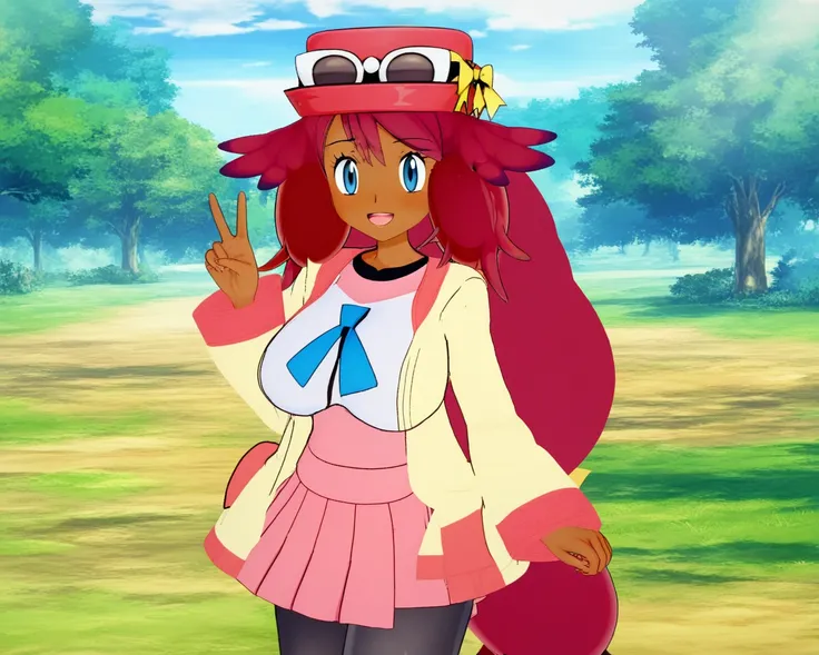 Irina (pokemon fusion)(iris✕serena))
