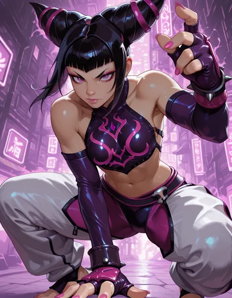 Juri Han: 4 Outfits (Anima illustrious PonyXL)