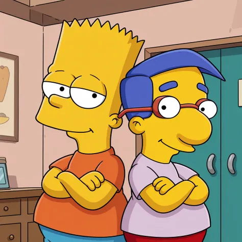 Bart Simpson & Milhouse Van Houten (The Simpsons)