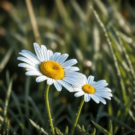 Marguerite dans un champs