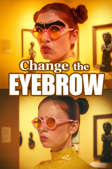 Slider-LORA : Face control - eyebrow