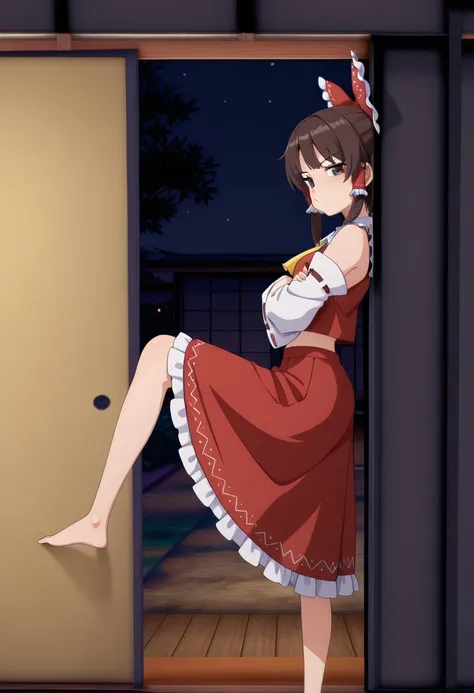 Standing in Door Frame Poses