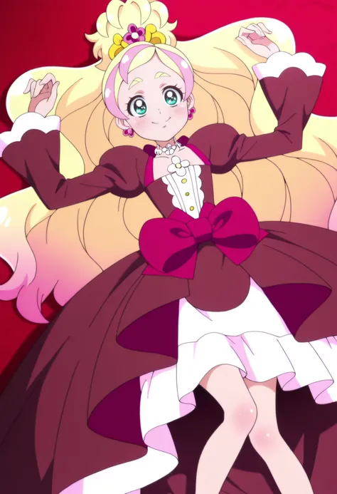 Cure Flora - Go!プリンセスプリキュア (Go! Princess Precure) - Illustrious/SDXL - COMMISSION