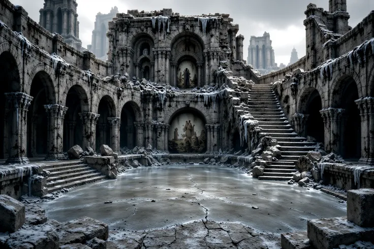 Hidden Iceage Courtyard