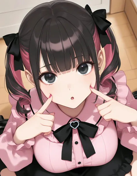 Cheeks Poking Oneself, Finger to Cheeks