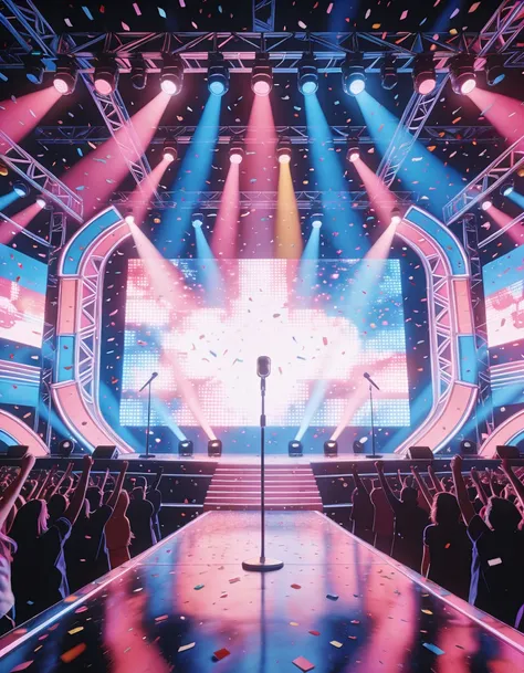 concert stage illu