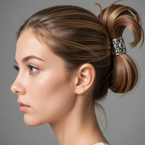 Folded Ponytail