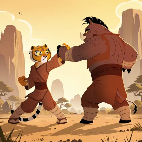 Tigress and Boar (Kung Fu Panda: Secrets of the Scroll)