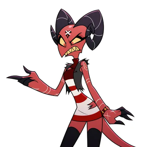 Barbie Wire | Humand and Demon form | Helluva Boss