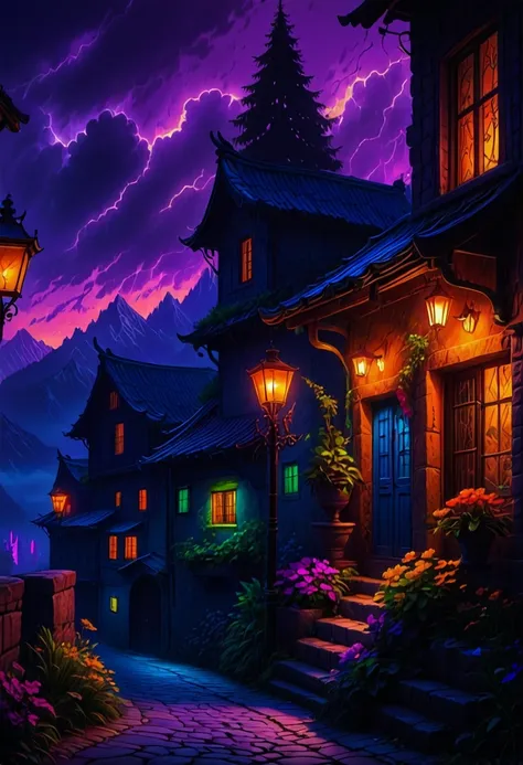 Ultraviolet Light (Background) (SDXL) (AD)