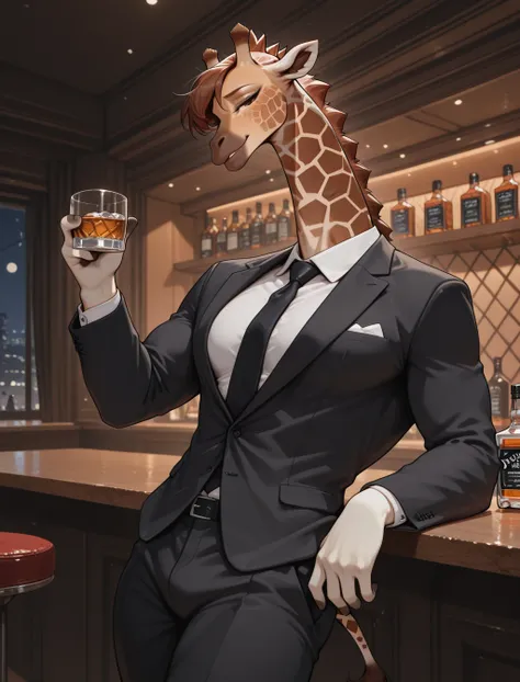 Furry Anthro Lora: Giraffe