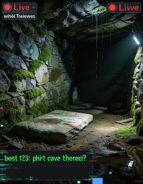 dark japanese rural cave (live stream)