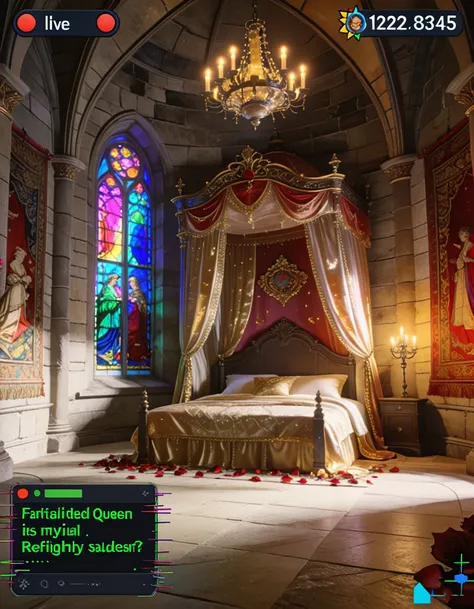 fairytale queen bedroom (Live stream)