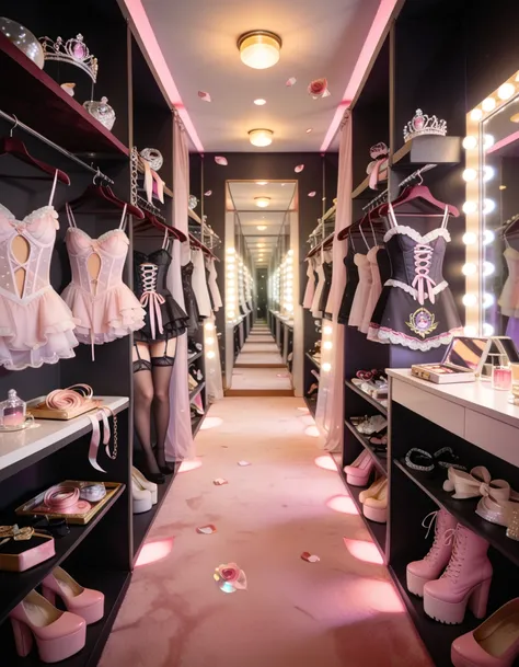 magical girl idol walk-in dressing room pony