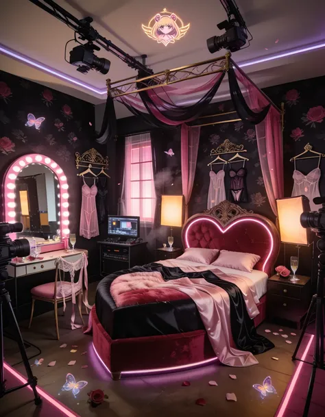 magical girl idol bedroom filming suite pony