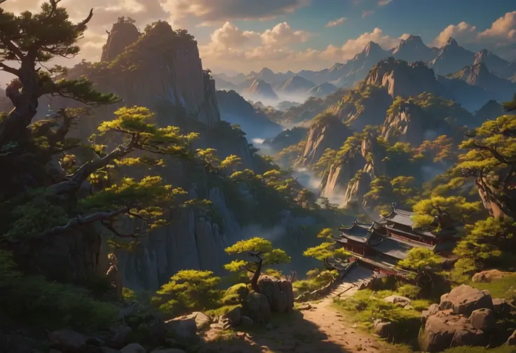 Black Myth Wukong Landscape (Background) (SDXL) (AD)