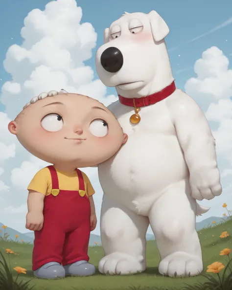Stewie and Brian Griffin - (  Family Guy )