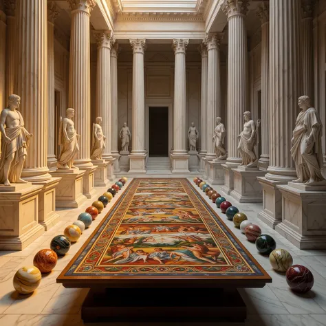 V67 Marble statues
