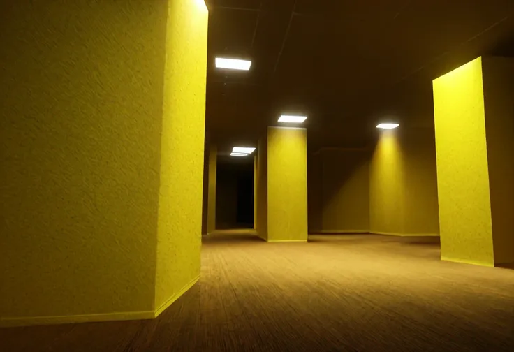 Backrooms Halls (Background) (NoobAI) (AD)