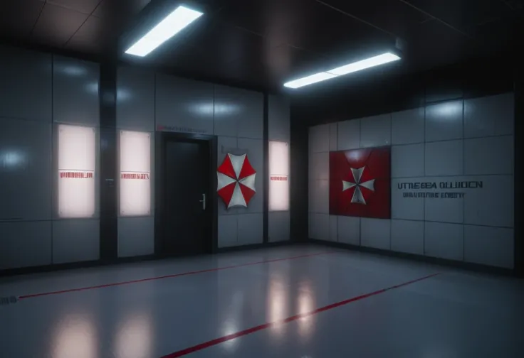 Umbrella Corporation Laboratory (Resident Evil) (Background) (SDXL) (AD)