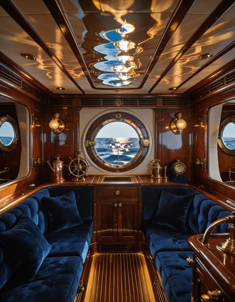 yacht cabin illu
