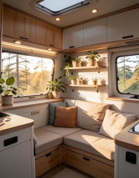 camper van interior pony