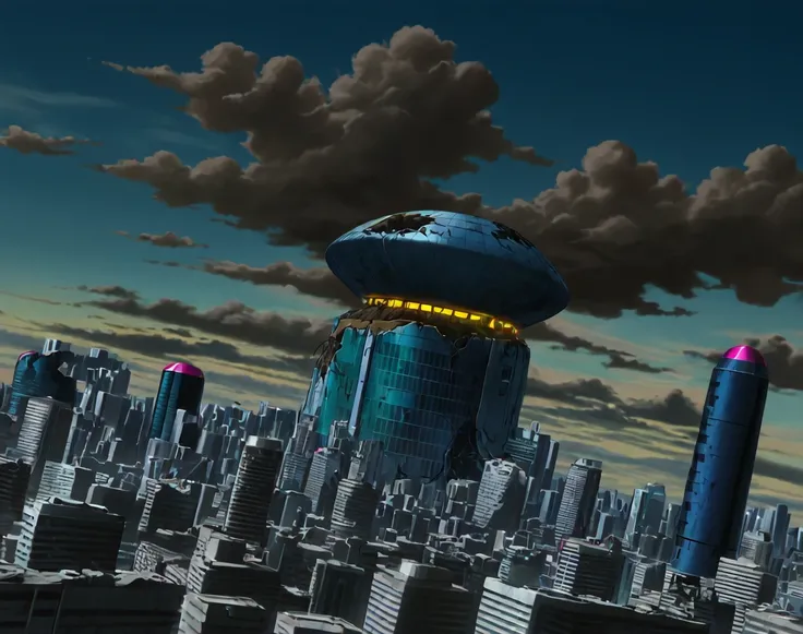 Dragonball Z Destroyed City (Background) (NoobAI) (AD)