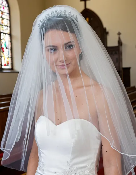 wedding veil SDXL