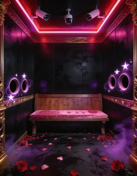dark magical girl idol waiting room