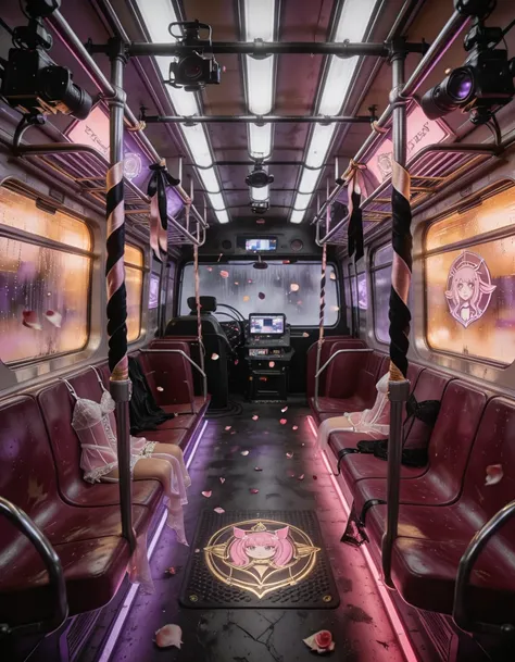 magical girl idol subway car filming set illu