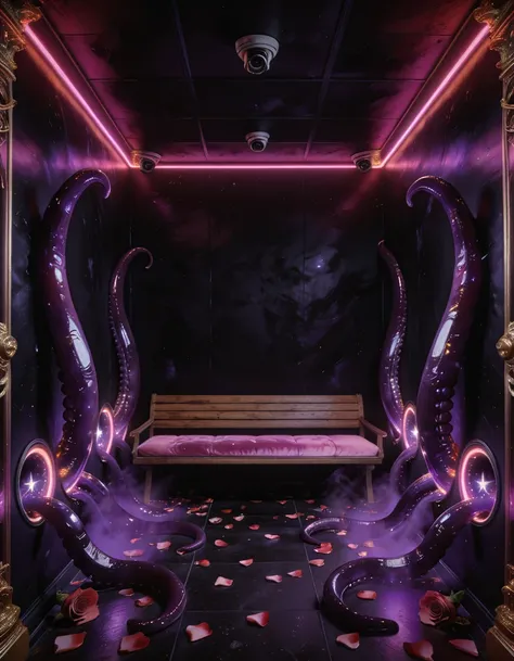 dark magical girl idol waiting room tentacle version illu