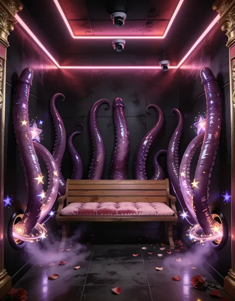 dark magical girl idol waiting room tentacle version pony