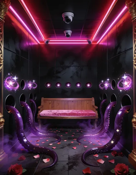 dark magical girl idol waiting room tentacle version