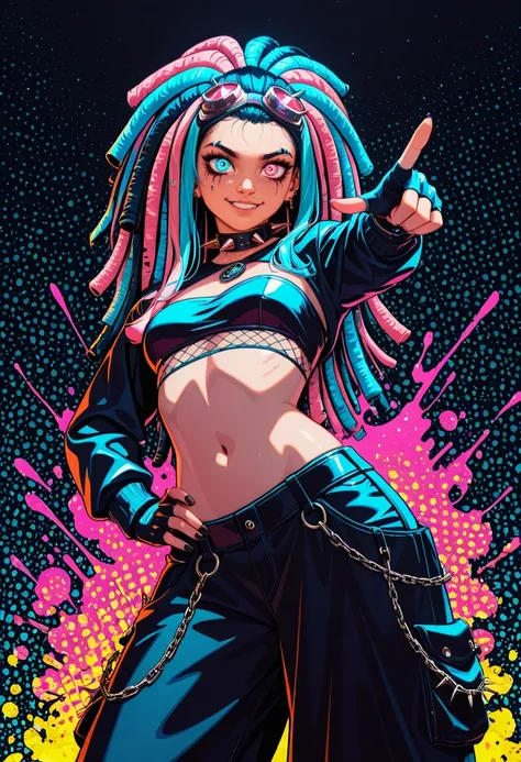 Cybergoth fashion (Concept) for Illustrious