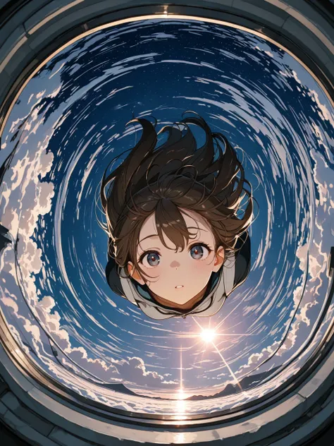 falling fisheye