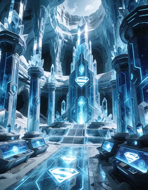 Superman Fortress of Solitude illu