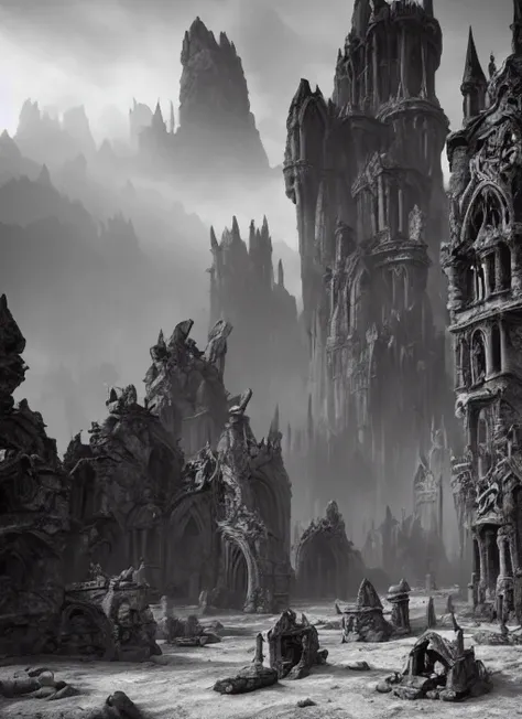 Solarum Dark Fantasy Landscape Style