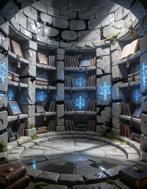 dark fantasy dnd cursed library
