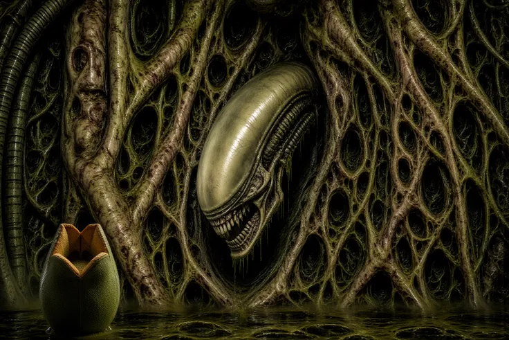 Living Organic Corridor (Giger style) - Flux (thx 4 arrssenne)