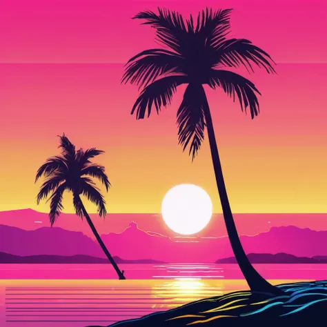 Vaporwave SDXL LoRA Style - Retro Gradients & Glitch Artifacts
