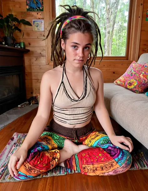 hippie girl SDXL