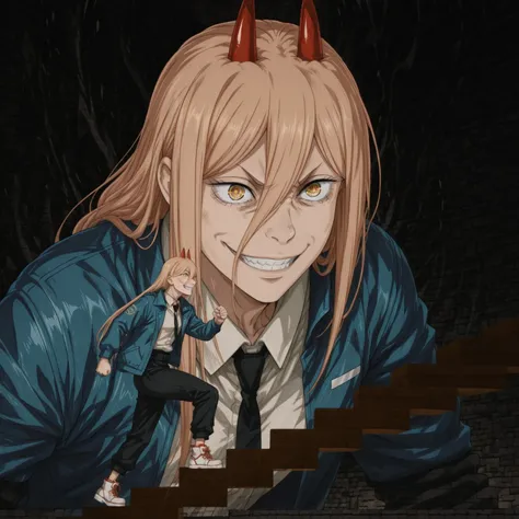 Aura Monster - Subaru Stairs Meme (illustrious)