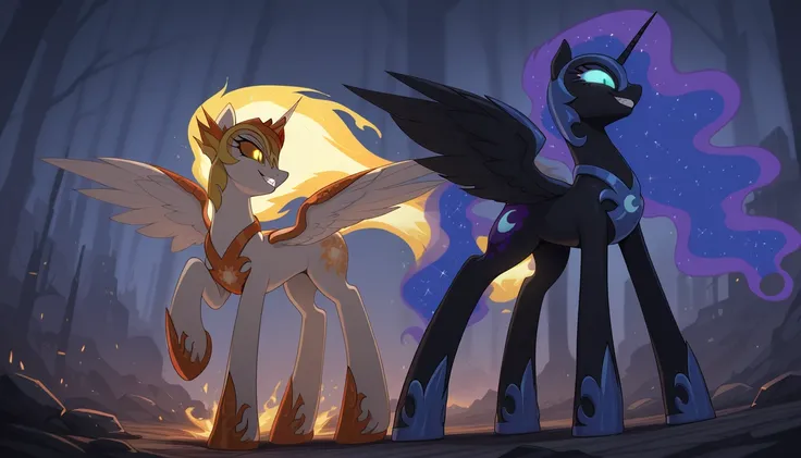 My Little Pony/ Daybreaker+Nightmare Moon,